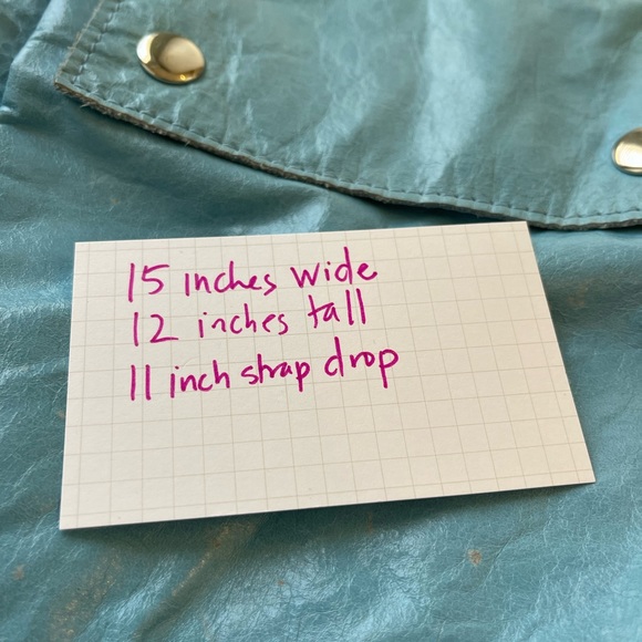 Rare ooak Sky Blue Not Rational Hansel Diaper Bag  Laptop Bag - Picture 4 of 5